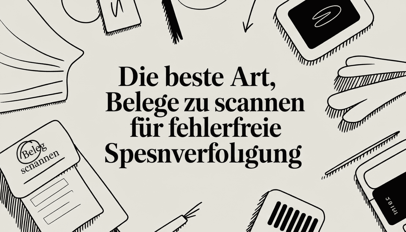 Belege scannen: Die beste Methode für deine DACH-Spesenabrechnung