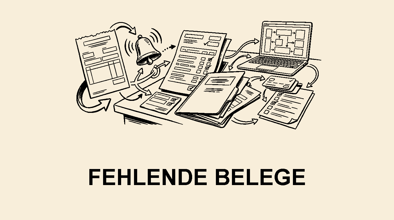Fehlende Belege im DATEV-Prozess: Erinnerungen, Ersatzbelege und Nachweise