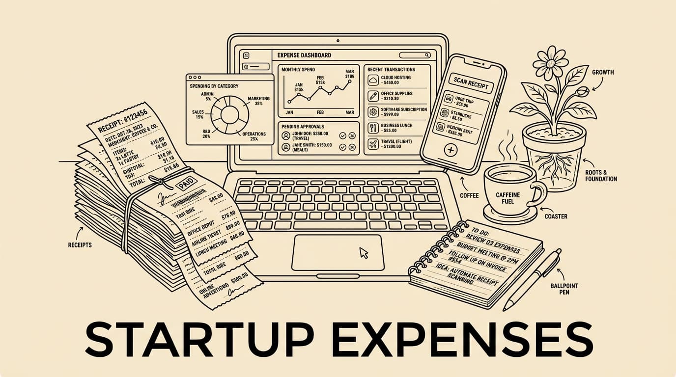 Startup-Ausgabenmanagement: Der vollständige Leitfaden für Gründer und Freelancer