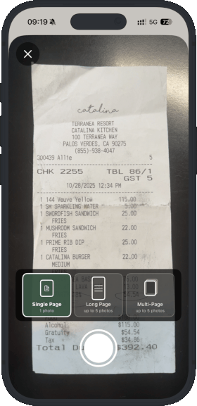 Bill.Dock App - Belege scannen